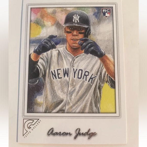 Aaron Judge New York Yankees Topps Gallery Rookie Card - 62 Home Runs! - Picture 1 of 2